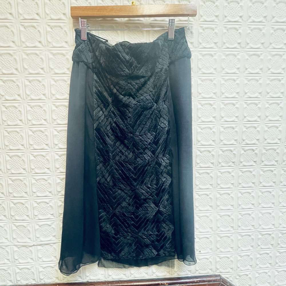 Y2K Tom Ford for Gucci silk and embroidered skirt. - Picture 3 of 11